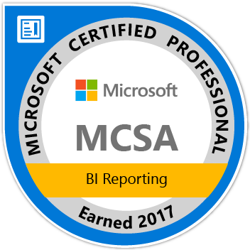 MCSA: BI Reporting