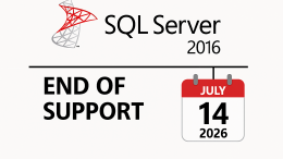 SQL Server 2016 End of Support