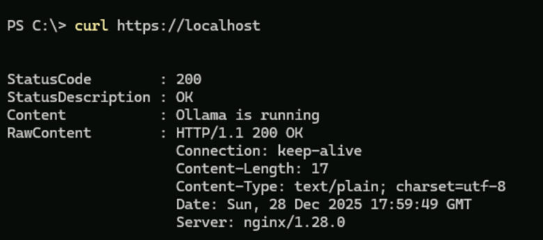 curl https://localhost