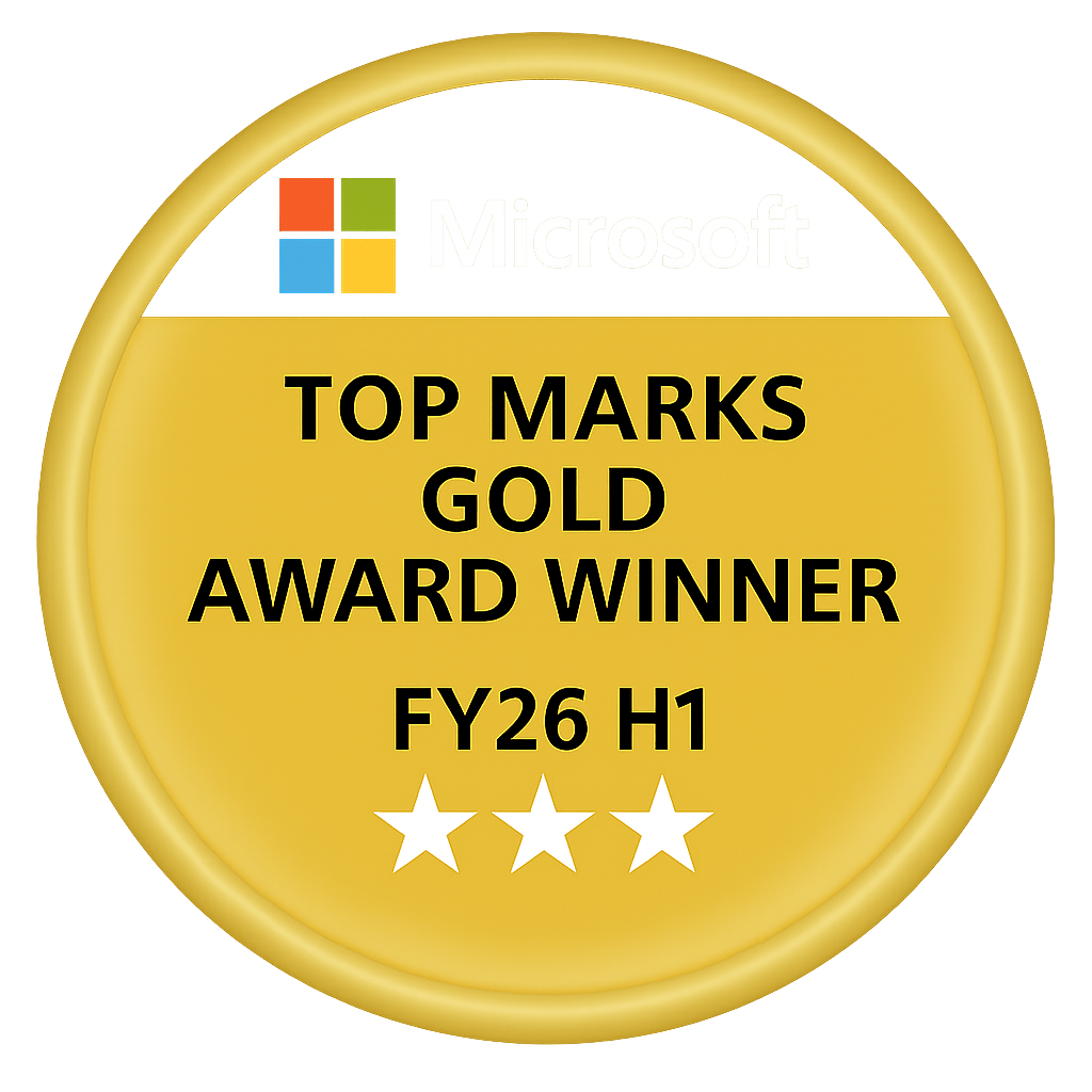 Top Marks Gold Award for FY26 H1
