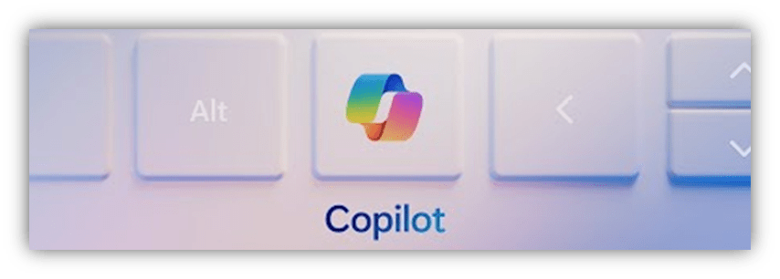 Keyboard with a Copilot button