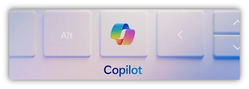 Keyboard with a Copilot button