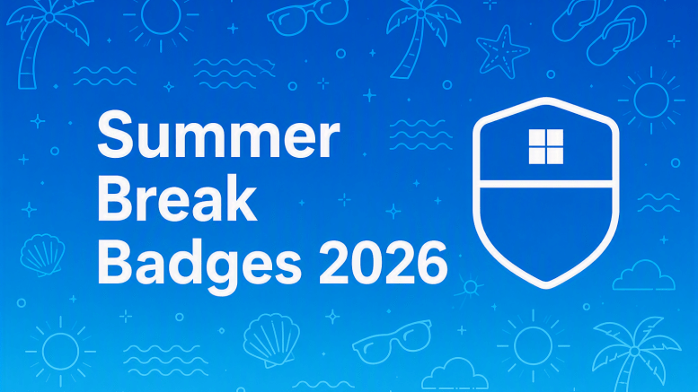 Summer Break Badges 2026