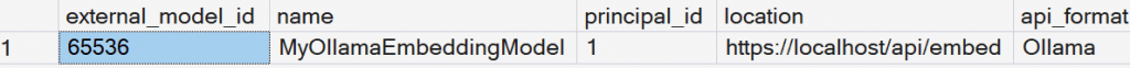 Result of sys.external_models
