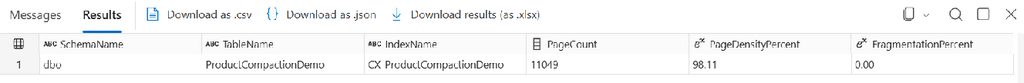 Result of sys.dm_db_index_physical_stats